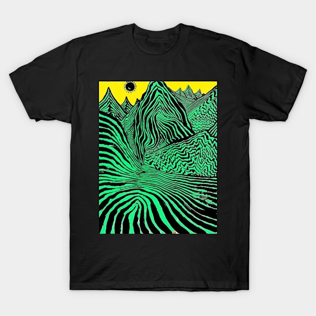 Neon Nature T-Shirt by Alexander S.